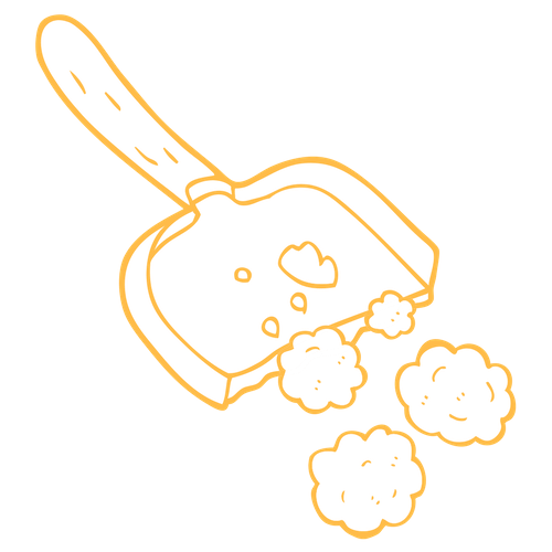 yellow dust pan image