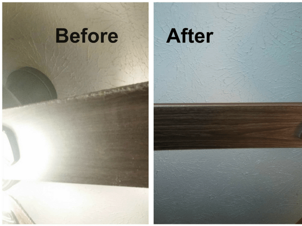 fan clean before and after service